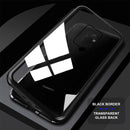 Bakeey 360 Magnetic Adsorption Flip Metal Tempered Glass Protective Case for Huawei Mate 20