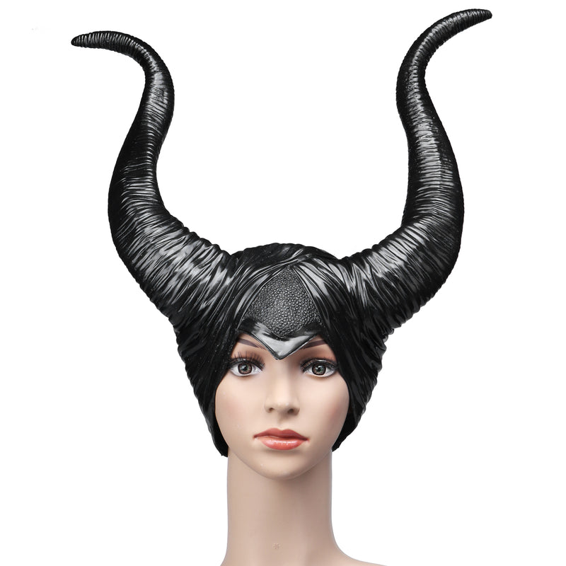 Black Horns Halloween Party Costume Witch Headgear Cosplay