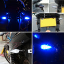 4Pcs Universal 10LED 12V 1W Motorcycle Turn Signal Lights Indicator Amber Blue