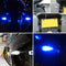 4Pcs Universal 10LED 12V 1W Motorcycle Turn Signal Lights Indicator Amber Blue