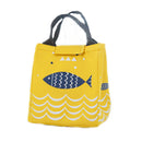 Fish Pattern Oxford Picnic Bag Aluminum Foil Insulation Package Waterproof Cooler Lunch Box Bag