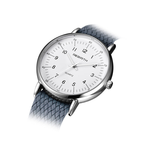 REBIRTH RE065 Casual Style Men Wrist Watch Nylon Band Quartz Watch