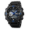 SKMEI 1228 Dual Display Multifunction Digital Quartz 50M Waterproof Chronograph LED Watch