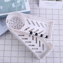 Rotatable Corner Bathroom Kitchen Storage Shelf Rack Holder Wall Shelves Mounted