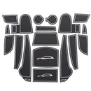 18Pcs Anti-slip Car Floor Mat Cup Door Console Liner For Hyundai Kona 2019