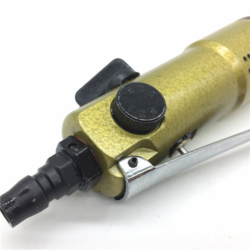 TORO TR-90A 5mm 9000rpm Pneumatic Tool Straight Shank Pneumatic Air Screwdriver with Double-headed Screwdriver Bit for Home Renovation