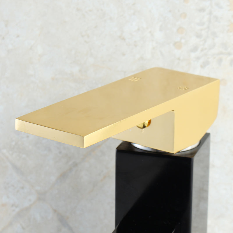 Aluminum Bathroom Basin Faucet Single Handle Mixer Tap Rubbed Bronze Rose Gold