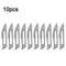 10Pcs Carving Surgical Blades DIY Cutting Tool PCB Repair Animal Surgical Tool with Handle