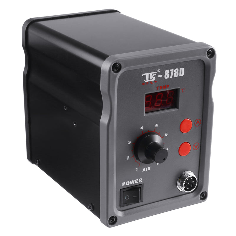 3 in 1 High Power 700W Digital Hot Air Soldering Station with Power Supply Brushless Fan Welding Tool 878D 220V