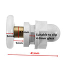 4pc  Partiality Shower Bath Door Rollers Runners Wheels Pulleys
