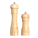 Oak Manual Pepper Burnisher Salt and Pepper Mill Solid Wood Pepper Mills with Strong Adjustable Ceramic Grinder Kitchen Tools