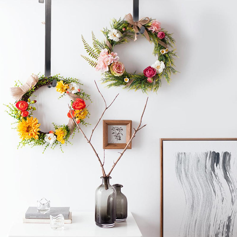 Multi-functional Retractable Hook Adjustable Wreath Hanger Hook For Front Door Christmas Decorations