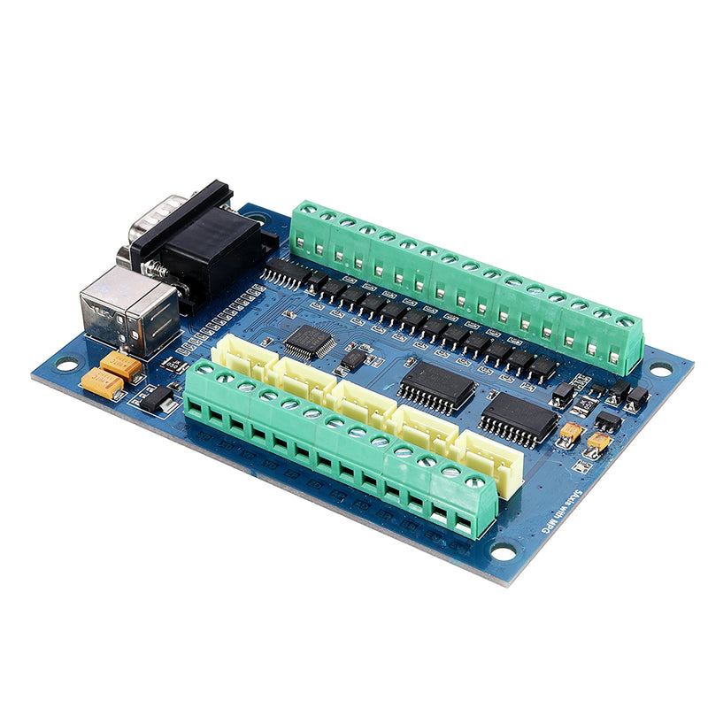 CNC Driver Control Module 5-axis MACH3 Interface Board USB Engraving Machine 5 Axis with MPG Stepper Motor Motion Controller