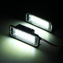 LED License Number Plate Lights Lamp 12V 3W 6000K Pair for VW Golf 4 5 6 7 6R Passat B6