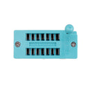 2pcs IC Lock Seat Zif Socket Test Universal zif Sockets 14Pin