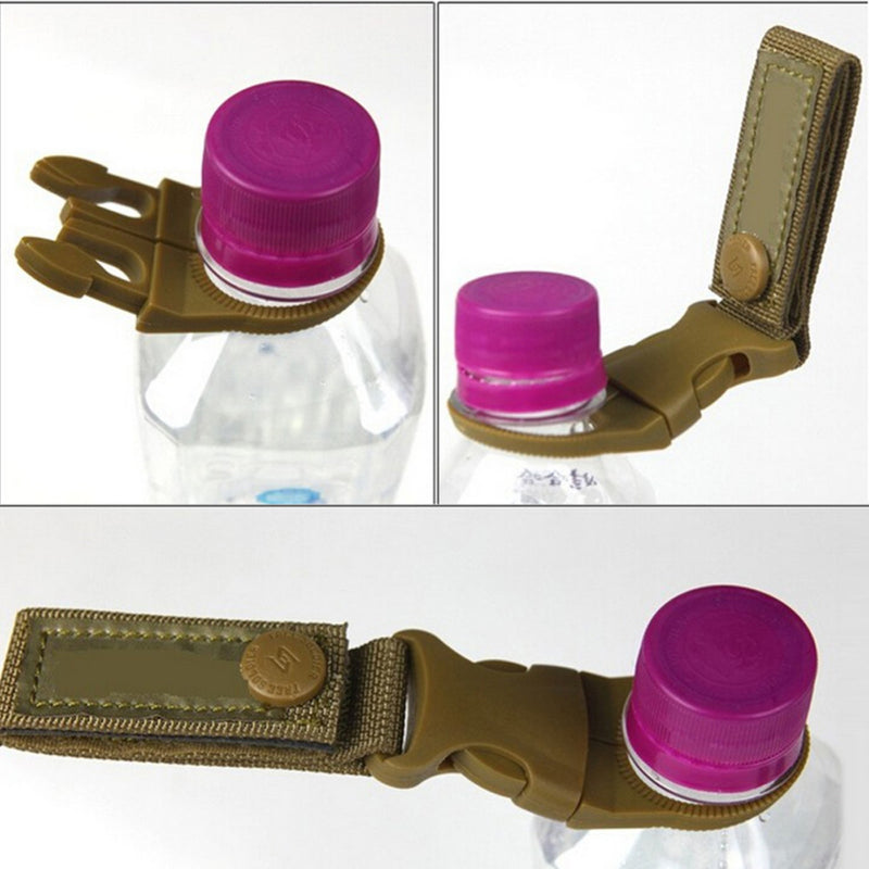AWMN R1 Gear Clip Nylon Camouflage Outdoor Camping Hunting Buckle Bottle Carrier Tactical Belt