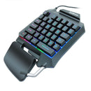 ZUOYA G92 Wired Single Handed RGB Gaming Membrane Keyboard 35 Keys One Hand Ergonomic Game Keypad for PC Laptop Pro PUBG Gamer