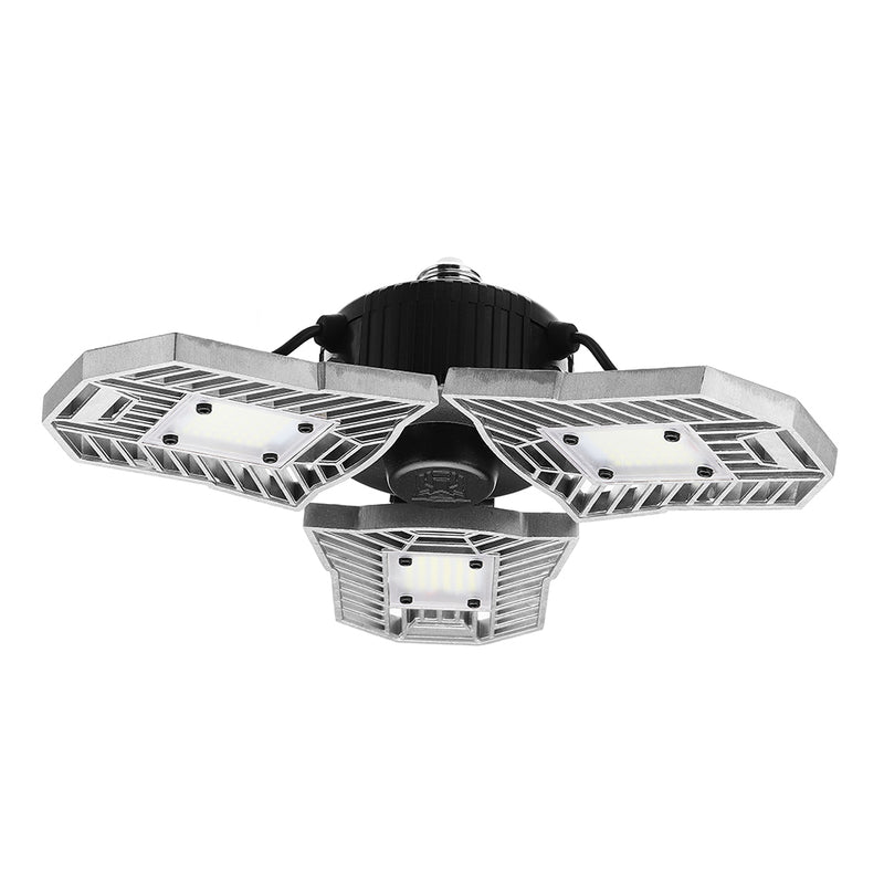 High Power E27 60W 144 LED Adjustable Industrial Flood Light 6000lm for Garage Warehouse AC220V