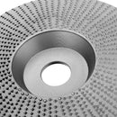 Drillpro 110mm Extreme Shaping Disc 16mm Bore Tungsten Carbide Wood Carving Disc Grinder Disc for 100 115 Angle Grinder Woodworking