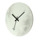 Luminous Moon Wall Clock Watch Grow In The Dark Home Living Room Decor