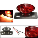 Motorcycle Cat Eye Rear Brake Tail Light With Bracket