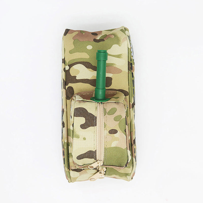 Large Capacity Creative Camouflage Tank Shape Stationery Organizer Zipper Pen Pencil Bag Anti-theft Pencil Case Gifts School Students Supplies