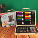 88/150/208 Pcs Wooden Box Painting Set Watercolor Pen Painting Tools with Several Gadgets