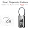 Anytek L1 Waterproof Smart Fingerprint Padlock Keyless Door Lock USB Charge Anti-theft