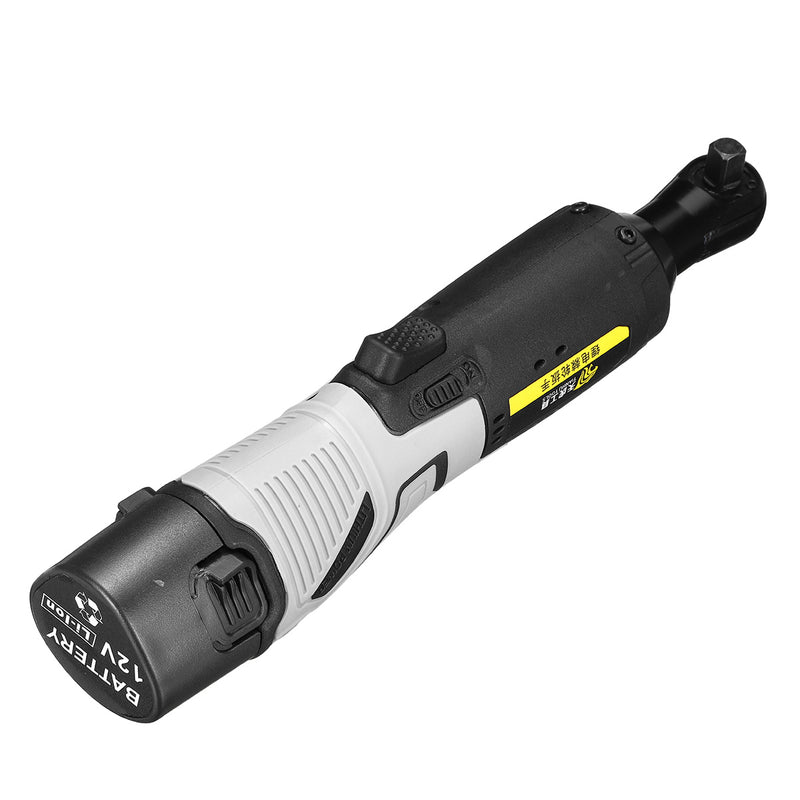 12V 3/8" Cordless Electric Ratchet Wrench Tool Set with Battery & Charger Kit 32NM 1300m