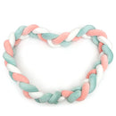 300cm Infant Baby Plush Bumper Bed Bedding Crib Cot Braid Cushion Protector Decorations