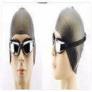 CAMTOA Anti-fog Waterproof Swimming Goggles Glasses For Adults Women Men Silver