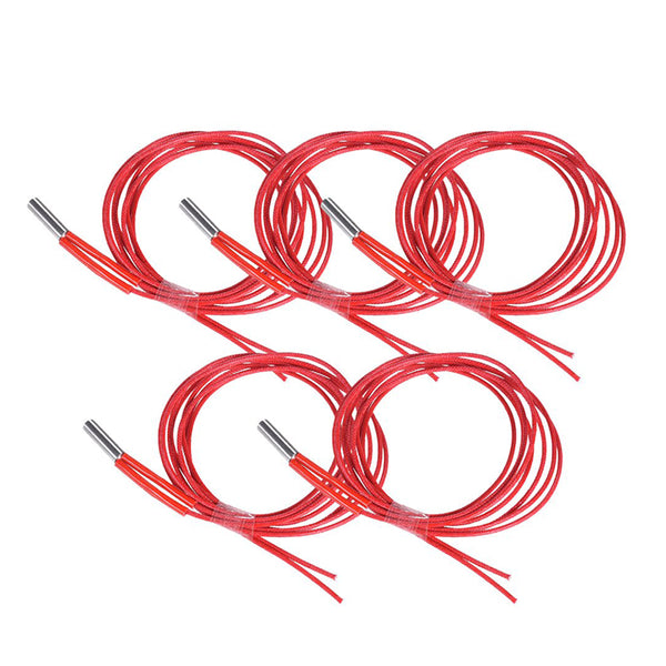 Anet 5Pcs 12V 40W 1m Single End Cartridge Heater for RepRap Prusa i3 A8/A8 Plus 3D Printer