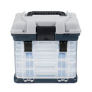 Lure Accessory Storage Hand Box Angling Tool Case Portable Organizer Case Baskets with 4 Drawers