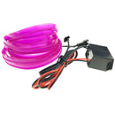 5M 8MM Width Flexible Neon Rope Tube LED Strip Light for Dance Party Car Decor with DC12V Driver