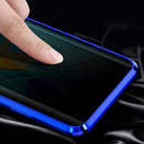 Bakeey Anti-peeping Magnetic Adsorption Metal Double-sided Tempered Glass Protective Case For OnePlus 7