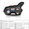 WAYXIN 1000M Helmet Headsets bluetooth 2 Riders Intercom For R5 Motorcycle FM Bt Wireless Intercomunicador Interphone Mp3