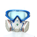 Silicone Full Face Respirator Gas Mask & Goggles Comprehensive Cover Paint Chemical Pesticide Mask