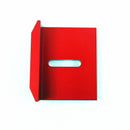 Aluminum Alloy 2-1/2 Inch 90 Degree Saddle Square L Shape Right Angle Marking Ruler Woodworking Scribe Ruler Positioning Measuring Ruler