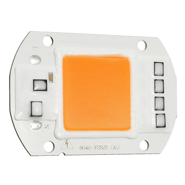 LUSTREON 50W LED Full Spectrum Plant Grow Light 300-840nm DIY Chip AC220V