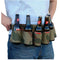 Outdoor Six Pack Beer Belt Bottle Waist Bag Portable Beverage Drink Cans Holder Camping Gathering