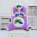 Plush Squishy 3D Fruit Printing U Shape Neck Pillow Waist Back Cushion Sofa Bed Office Car Chair Decor