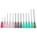 54Pcs/Set Dispensing Needle Kits Blunt Tip Syringe Needles Cap for Refilling and Measuring Liquids Industrial Glue Applicator