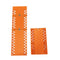 Rubber Car Snow Tires Grip Tracks Foldable Skid Plate Chain Universal Orange