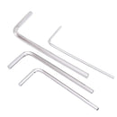 4Pcs 1.5/2/2.5/3mm Hexagonal Wrench Nickel-plated Screw Wrench for 3D Printer