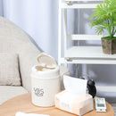 Mini Desktop Flip Trash Can Desktop Table Home Office Covered Waste Bins