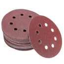 50pcs 5 Inch 8 Hole 80/120/180/240/320 Grit Sanding Disc Polishing Tool