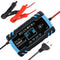 Display Battery Charger 12V 8A/24V 4A Automotive Smart Battery Maintainer for Car Truck Motorcycle Multi-function Repair Car Charger