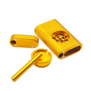 3 in1 Metal Aluminum Multifunctional Grinder Pipes Set Storage Container + Pipe