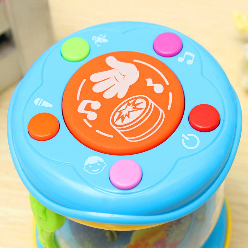 Children Kid Baby Electrical Drum Songs Early Educational Development Toy Colorful Lights Musical Instrumental