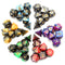 ECUBEE 42 Pcs Polyhedral Dice Double-Color For Role Pliaying Game Dice Set With Bag